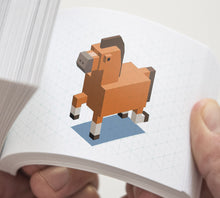 Load image into Gallery viewer, Isometric Grid Flip Book Paper