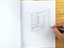 Load image into Gallery viewer, Wide-Angle Isometric Grid Sketchbook