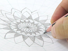 Load image into Gallery viewer, Circular Grid (Polar Coordinate) Sketchbook