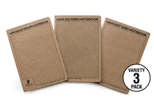 Load image into Gallery viewer, Mini Gridded Pocket Notebooks (Variety 3-pack)