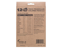 Load image into Gallery viewer, Bear Claw - Thick Triangular Colored Pencils | 12-pack
