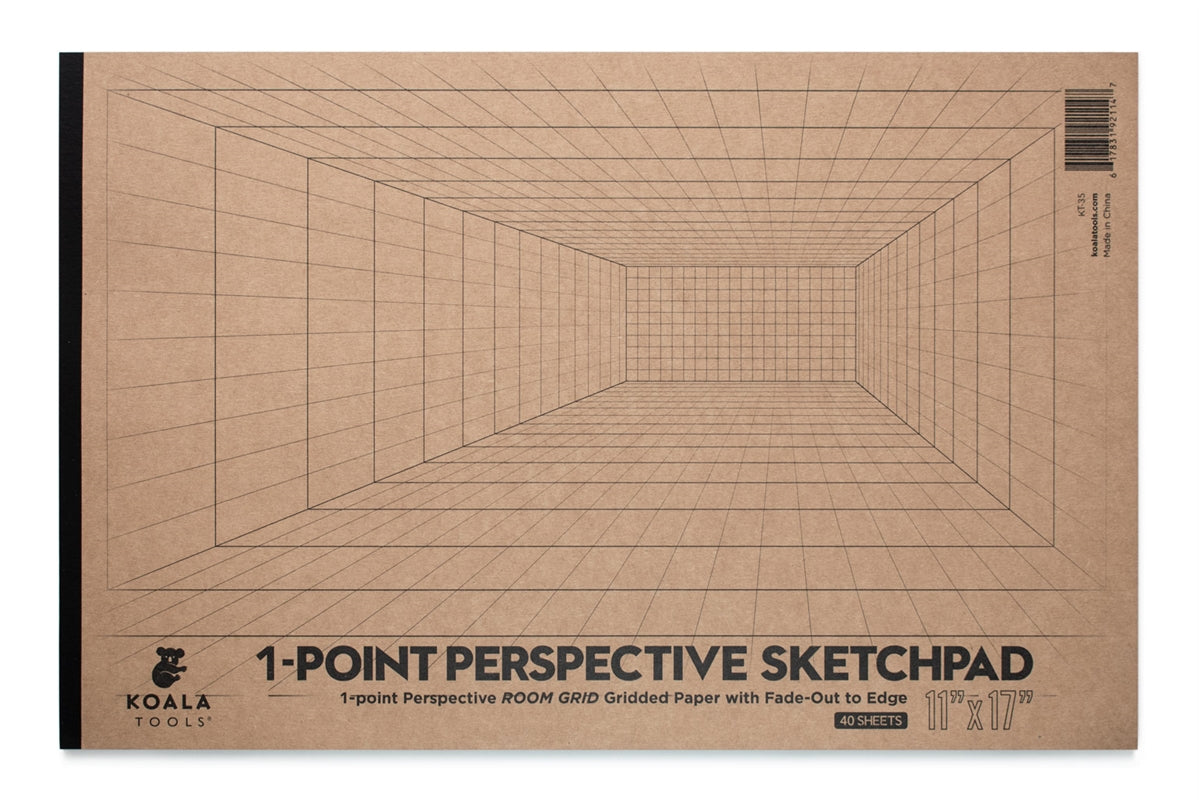 2 point perspective interior grid