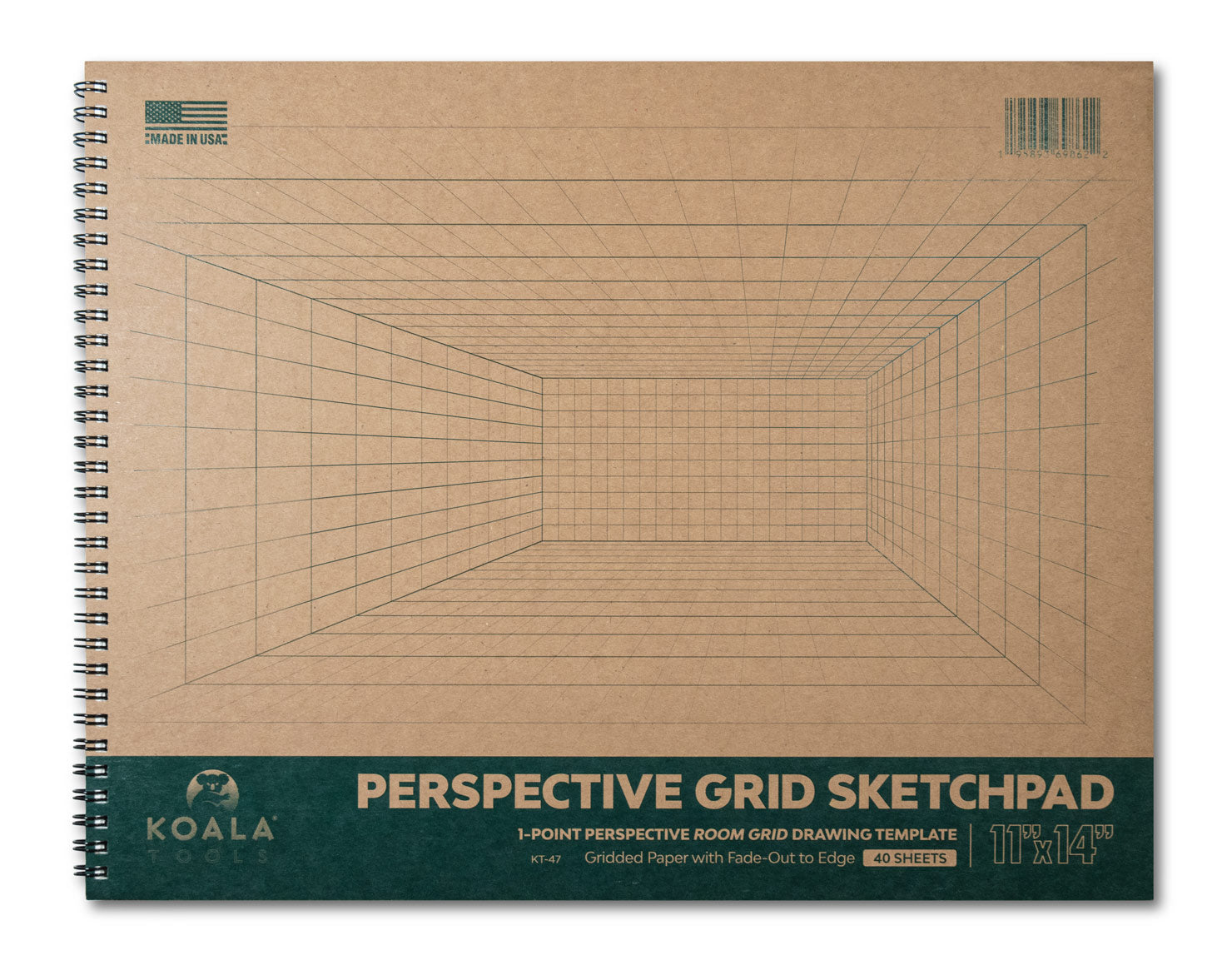 2 point perspective interior grid