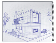 Load image into Gallery viewer, 2-point Perspective Spiral-Bound Sketch Pad (11" x 14")