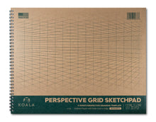Load image into Gallery viewer, 2-point Perspective Spiral-Bound Sketch Pad (11&quot; x 14&quot;)
