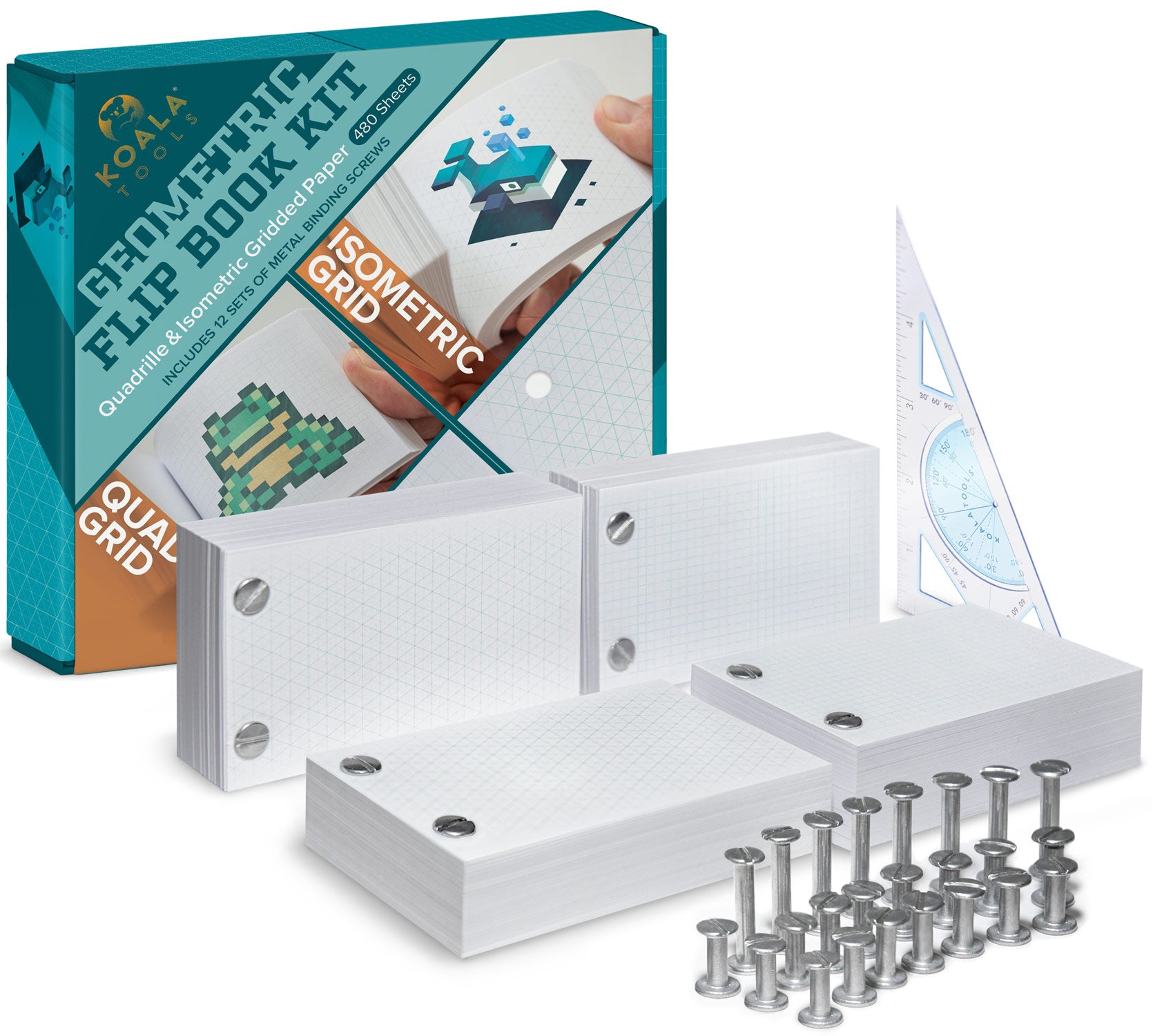 Kit Flip Book Separato, Set Flip Book, 5 Pezzi Di Tessuto Non Tessuto