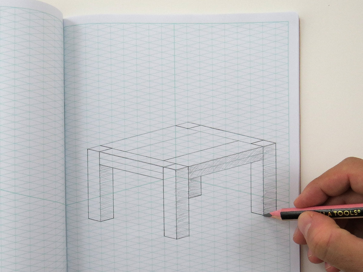 Koala Tools Wide-Angle Isometric Grid 3D Sketchbook
