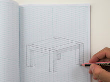 Load image into Gallery viewer, Wide-Angle Isometric Grid Sketchbook
