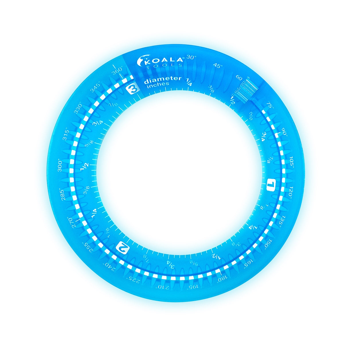 Ring Ruler Mini - Adjustable Size Circular Ruler and Stencil Template ...