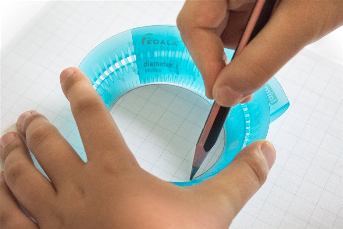 Ring Ruler Mini - Adjustable Size Circular Ruler and Stencil Template ...