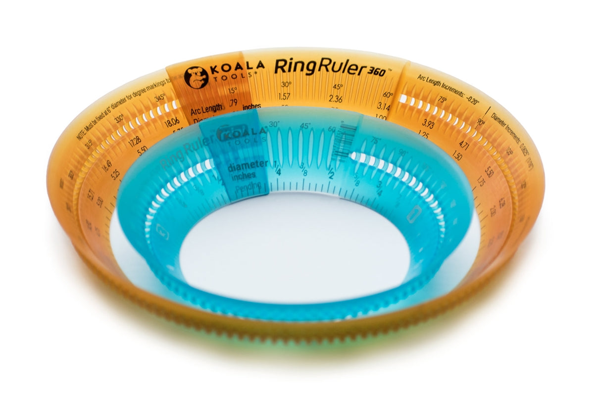 Ring Ruler Mini - Adjustable Size Circular Ruler and Stencil Template ...