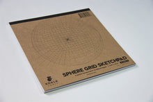 Load image into Gallery viewer, Sphere Grid (5-point Perspective) Sketch Pad
