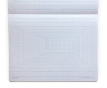 Load image into Gallery viewer, 1-point Perspective ROOM GRID Sketch Pad (9&quot; x 12&quot;)
