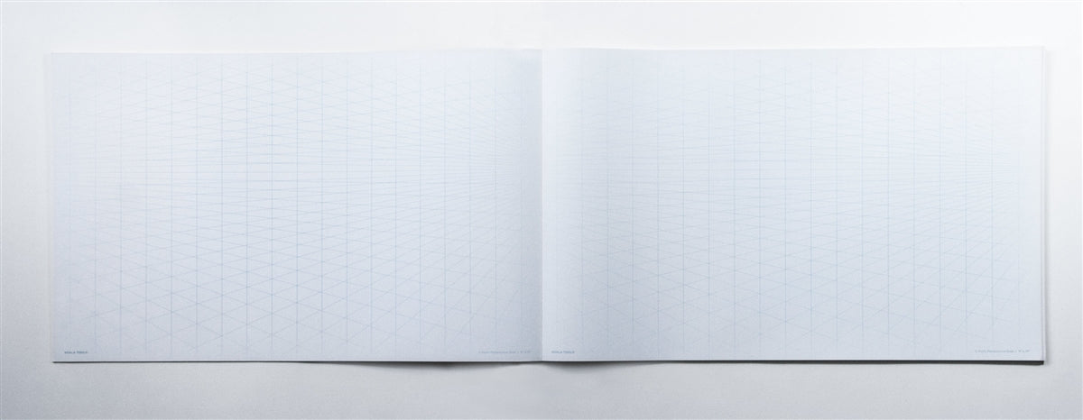 Perspective Grid Sketchbook: 2-Point Perspective Grid - 170 Pages - 8. 5 X11 Practice Workbook [Book]