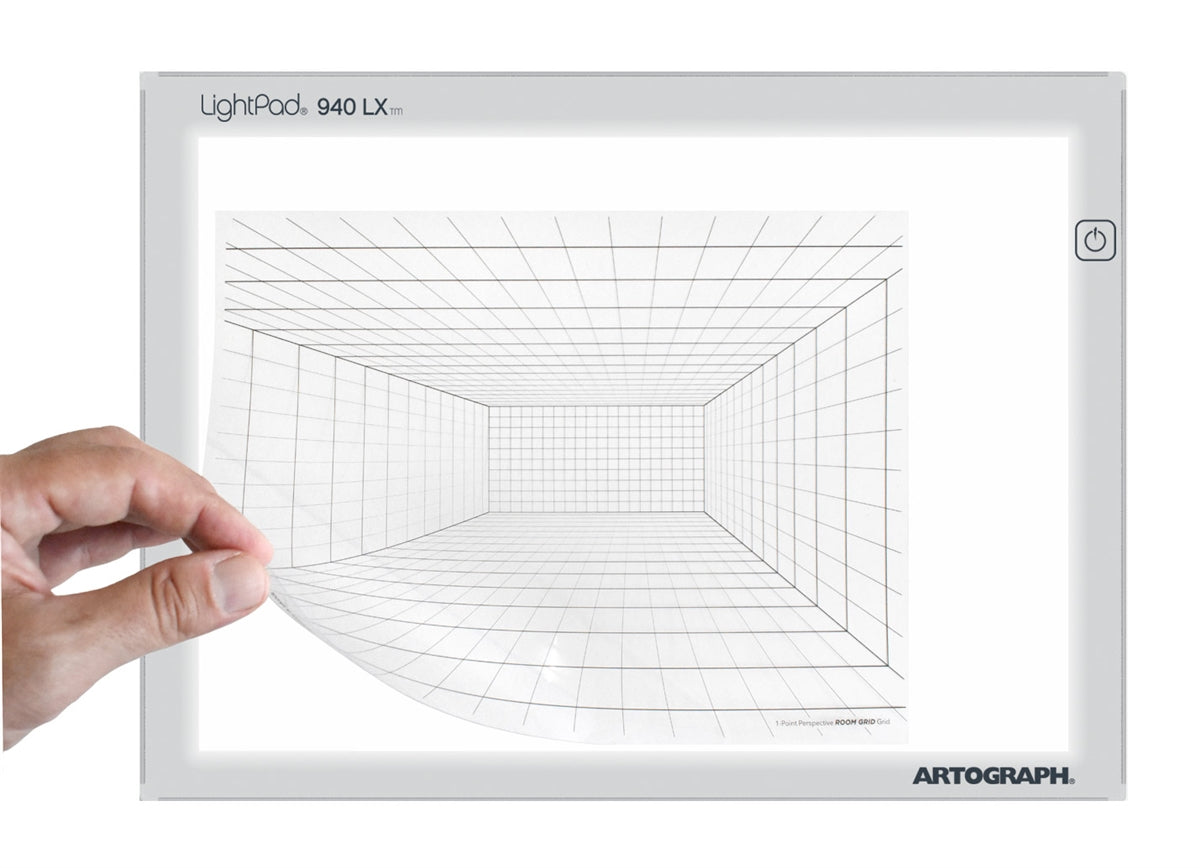 2 Point Perspective Interior Grid