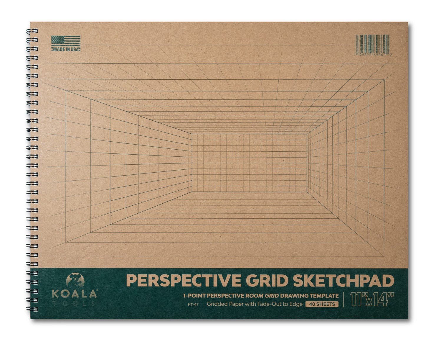 2 Point Perspective Interior Grid