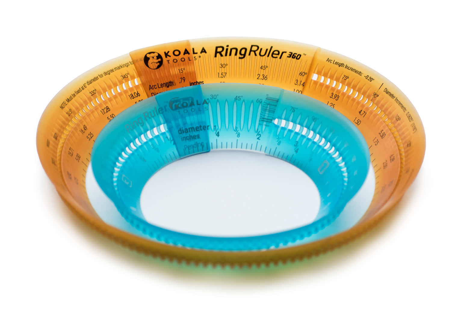 Ring Ruler - Adjustable Size Circular Ruler and Stencil Template (3